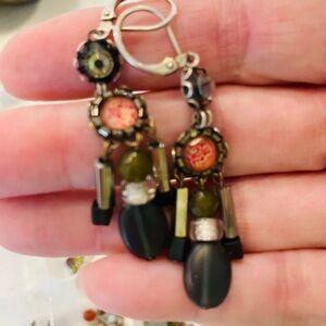 Ayalabar Elegant Black  Dangle Earrings